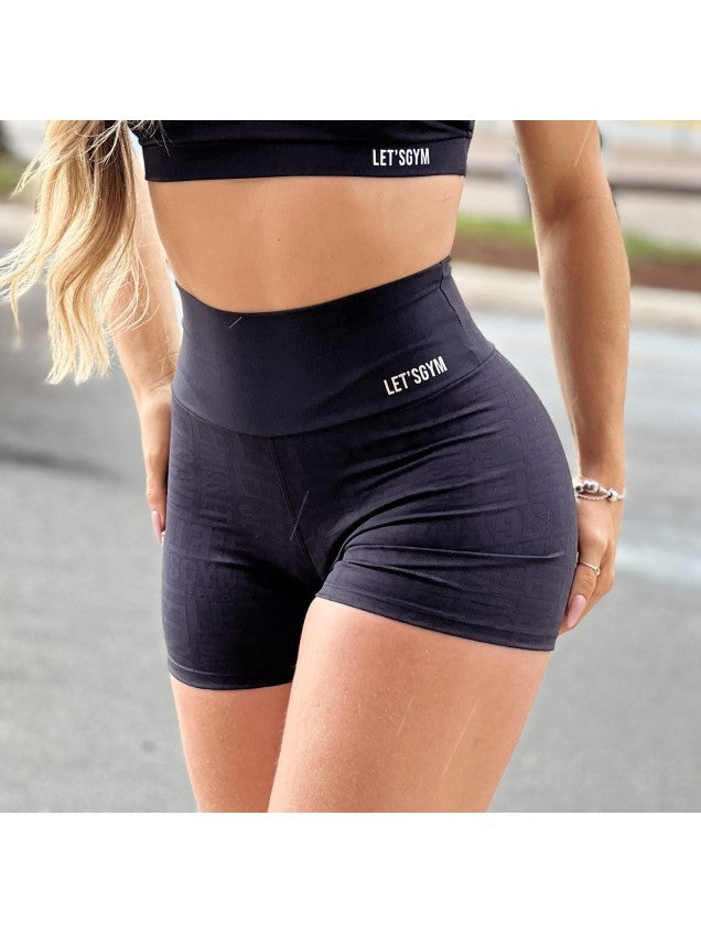 Conjunto Top + Short Matrix Logomania Preto